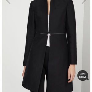 BCBGMAXAZRIA Black Zip Blazer